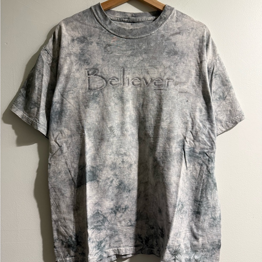 Vintage Tie-Dye Jesus 'Believer' Men's T-Shirt